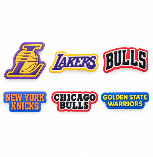 Pin's Logo NBA pour Crocs – Lakers, Bulls, Knicks, Warriors