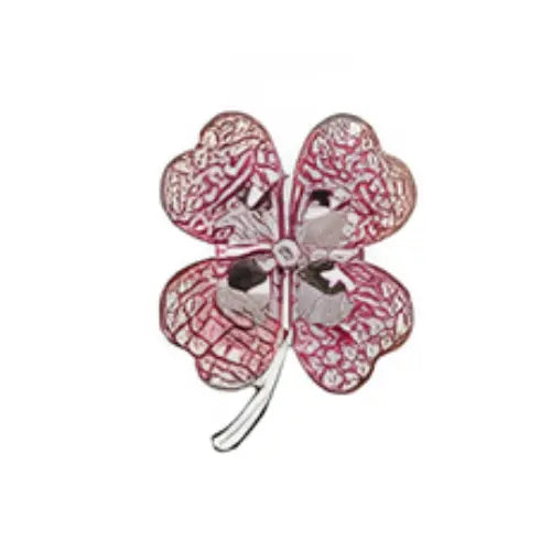 PIN'S FLEURS & TREFLES METAL