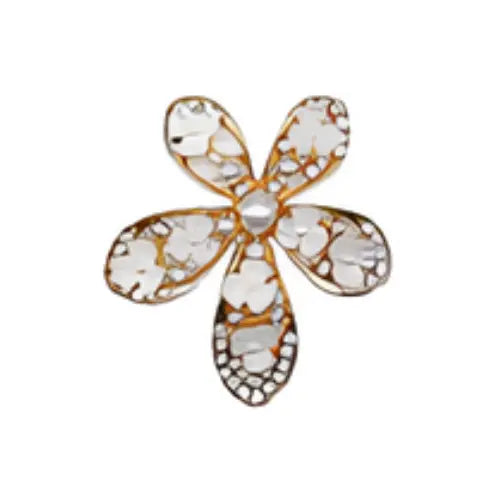 PIN'S FLEURS & TREFLES METAL