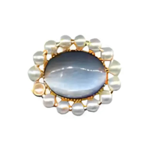 PIN'S PERLES METAL