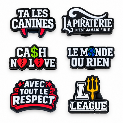 Pins Punchlines Rap FR pour Crocs – Citations Street