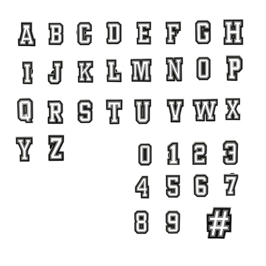 PIN'S LETTRES & CHIFFRES