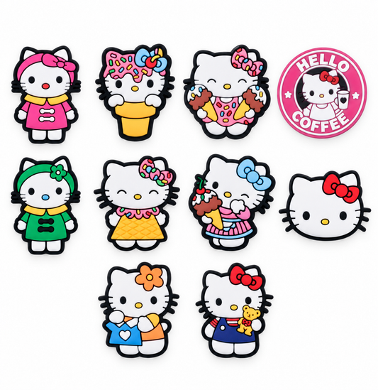 Pin's Hello Kitty 2 pour Crocs – 10 Modèles Kawaii Gourmands