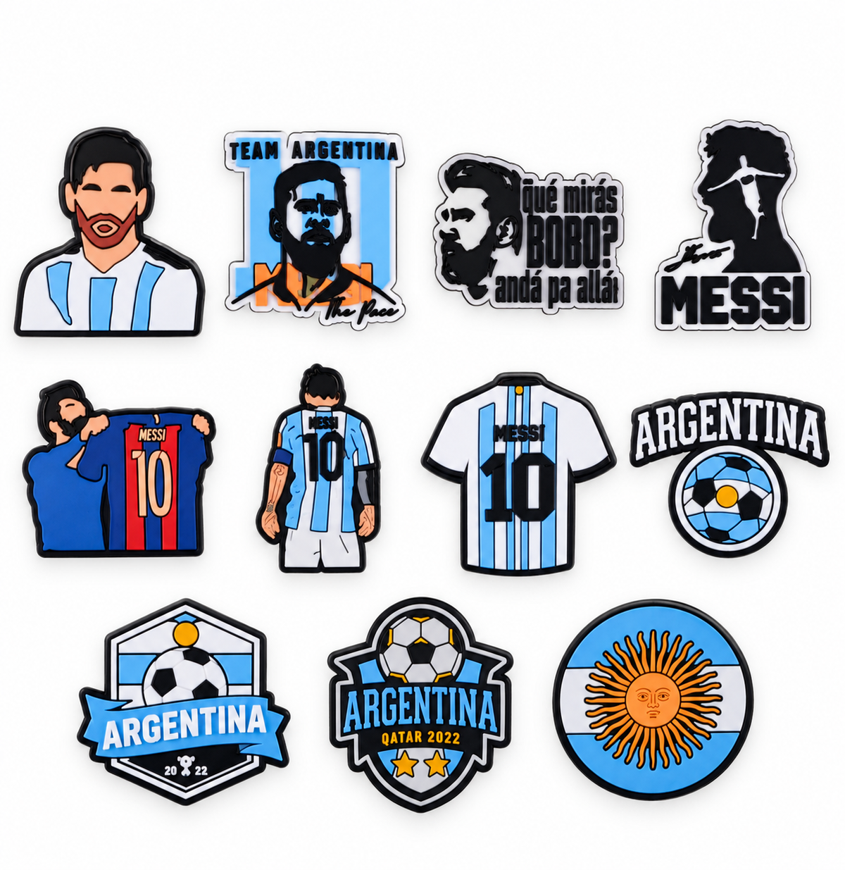Pin's Messi et Argentine pour Crocs – 11 Modèles Foot