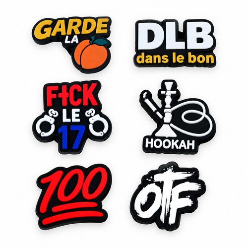 Pins Punchline Street 2 pour Crocs – Charms Rap | ClogsAddict