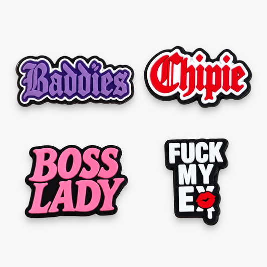 Pins Punchlines Attitude pour Crocs – Style Y2K