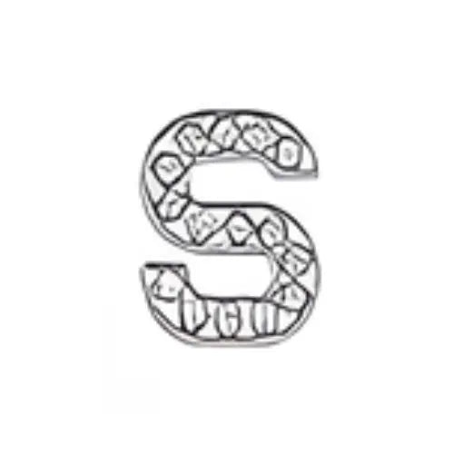 PIN'S LETTRES METAL
